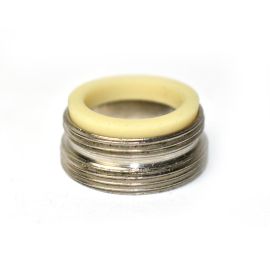 Thrifco 4400403 Aerator Adapter Small Female PP Lead Free Brass 55/64 Inch -27T x 13/16 Inch-27T