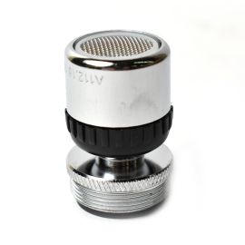 Thrifco 4400856 Dual Thread Swivel Adapter, with Plastic Aerator Adapter Lead Free Brass