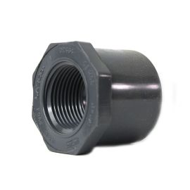 Thrifco 8213478 2 Inch x 1-1/4 Inch Slip x Threaded PVC Bushing SCH 80