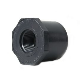 Thrifco 8213480 2 Inch x 1 Inch Slip x Threaded PVC Bushing SCH 80
