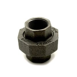 Thrifco 9119030 1/4 Inch Black Union