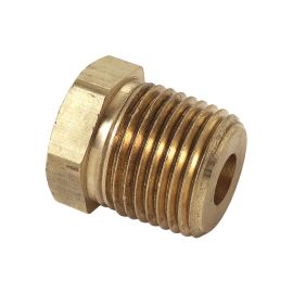 Thrifco 9316055 1/4 Inch MIP x 1/8 Inch FIP Bushing Brass