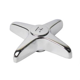 Thrifco 4401504 Price Pfister Beaux Art Tub Shower Faucet Cross Handle - Chrome Metal - HOT