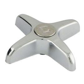 Thrifco 4401505 Price Pfister Beaux Art Tub Shower Faucet Cross Handle - Chrome Metal - COLD
