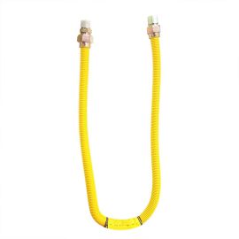 Thrifco 7642124 1 Inch O.D. x 3/4 Inch I.D. x 48 Inch Long with 3/4 Inch MIP x 3/4 Inch FIP Fitting - Stainless Steel Gas Flex