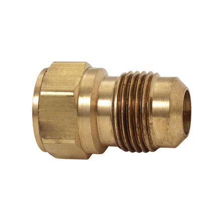 Thrifco Plumbing 4401312 #46F 5/16 Inch Flare x 3/8 Inch FIP Brass Adapter