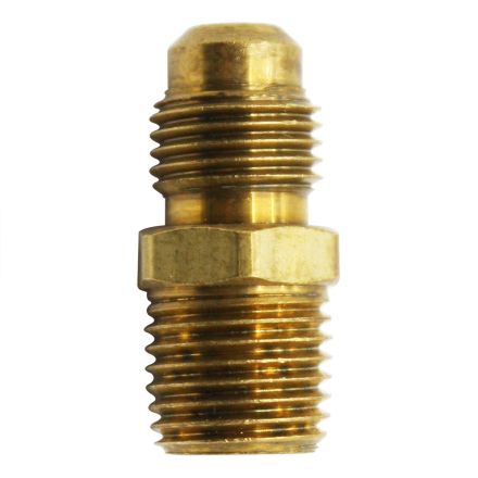 Thrifco 4401316 #48F 5/16 Inch Flare x 1/4 Inch MIP Brass Adapter