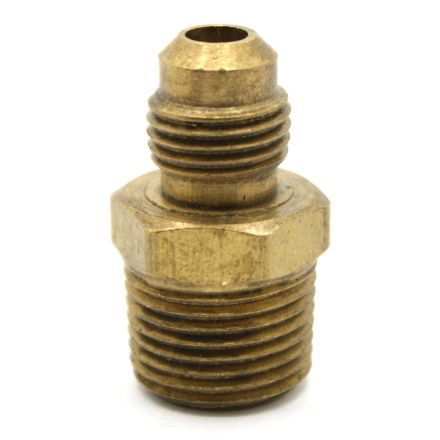Thrifco 4401317 #48F 5/16 Inch Flare x 3/8 Inch MIP Brass Adapter