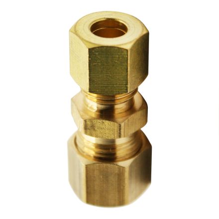 Thrifco 4401348 #62R 5/16 Inch x 1/4 Inch Lead-Free Brass Compression Coupling