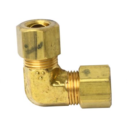 Thrifco 4401350 #65 5/16 Inch Lead-Free Brass Compression Elbow