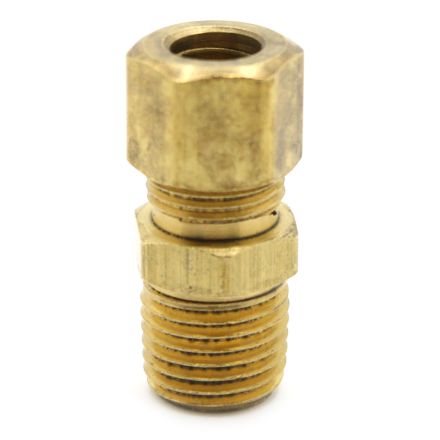 Thrifco 4401356 #68 5/16 Inch x 1/4 Inch Lead-Free Brass Compression MIP Adapter
