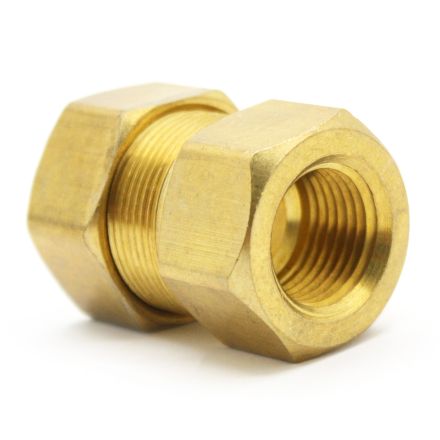 Thrifco 4401386 #66-C 7/8 Inch x 1/2 Inch Lead-Free Brass Compression FIP Adapter