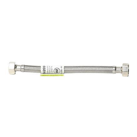 Thrifco Plumbing 4401420 1/2 Inch FIP x 1/2 Inch FIP x 12 Inch Long Stainless Steel Faucet Riser