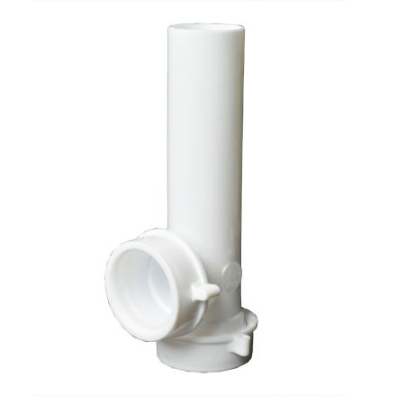 Thrifco 4401655 1-1/2 Inch Plastic Tubular E.O Slip Joint Tee W/ Baffle