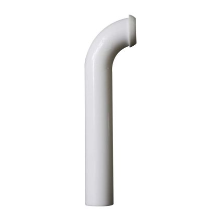 Thrifco Plumbing 4401662 1-1/4 Inch x 7-1/2 Inch Long Plastic Tubular J-Bend with Nut & Washer