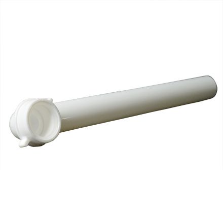 Thrifco Plumbing 4401680 1-1/2 Inch x 15 Inch Long Plastic Tubular Slip Joint Waste Arm with Nut & Washer