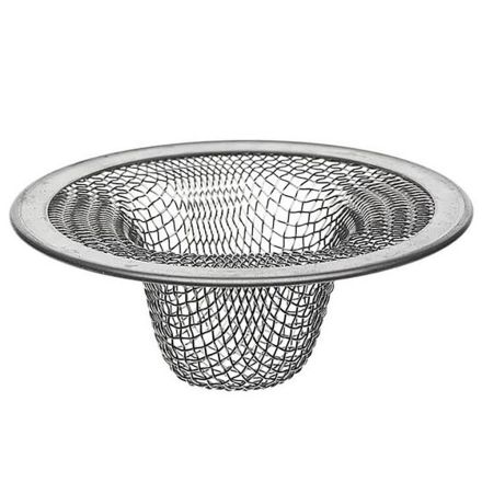 Thrifco 4402358 2-1/4 In. Mesh Bathroom Lavatory Sink Strainer, Stainless, Steel, Replaces Danco 88820