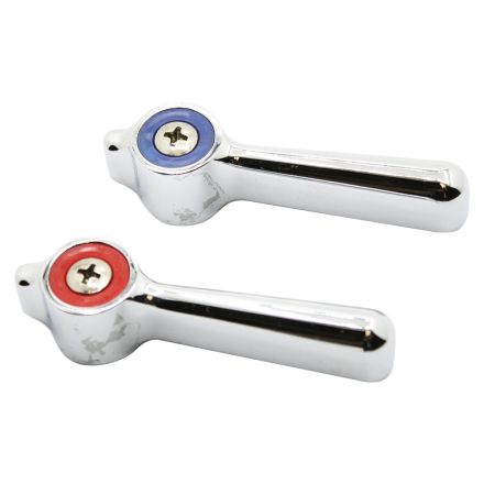 Thrifco Plumbing 4402570 Lever Handles (Hot/Cold)