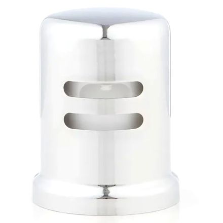Thrifco 4405701 Kitchen Dishwasher Air Gap Cap (Flanged) - Chrome Plated Brass