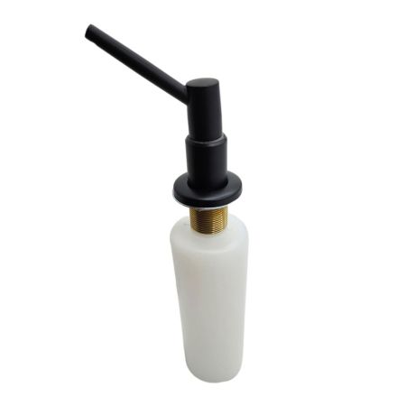 Thrifco 4405940 Liquid Soap Dispenser - Matte Black Finish 