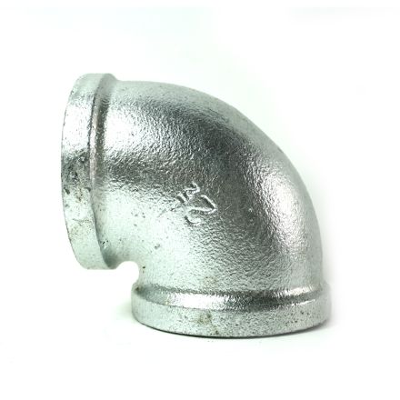 Thrifco Plumbing 5216001 2-1/2 Inch Galvanized Steel 90° Elbow