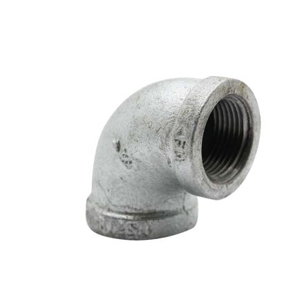 Thrifco Plumbing 5217009 1-1/2 Inch Galvanized Steel 90° Elbow