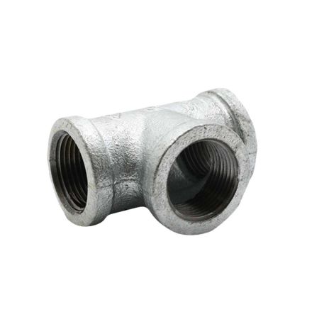 Thrifco Plumbing 5217068 1-1/4 Inch Galvanized Steel Tee