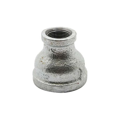 Thrifco 5218026 1/4 Inch x 1/8 Inch Galvanized Steel Reducer Coupling