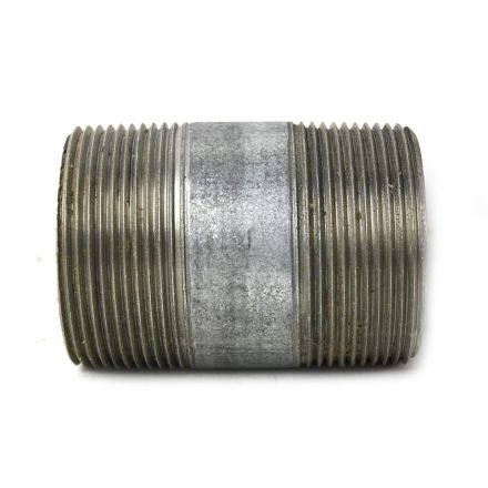 Thrifco 5220153 2-1/2 Inch x 4 Inch Galvanized Steel Nipple