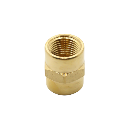 Thrifco 5316016 1/8 Coupling Brass Barstock