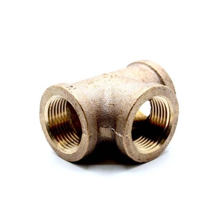Thrifco Plumbing 5317069 1-1/2 Inch Brass Tee