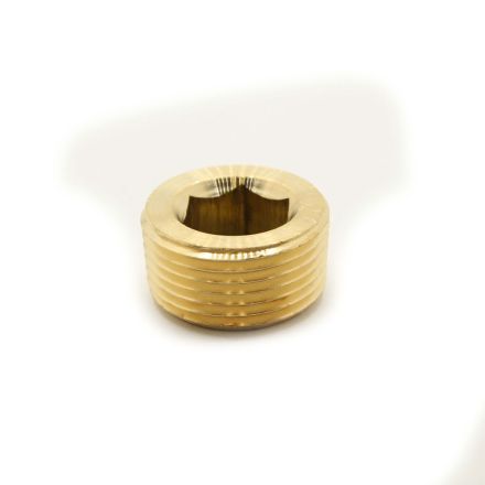 Thrifco 5318117 3/8 Brass Countersunk Plug