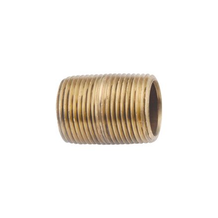 Thrifco 5320064 1-1/4 X Close Brass Nipple