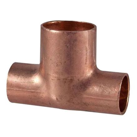 Thrifco 5436061 1/2 Inch X 1/2 Inch X 3/4 Inch Copper Reducing Tee