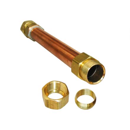 Thrifco Plumbing 5436086 3/4 Inch X 6 Inch Copper Compression Repair Coupling