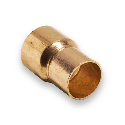 Thrifco Plumbing 5436175 1/2 Inch X 3/8 Inch Copper Fitting Reducer Coupling