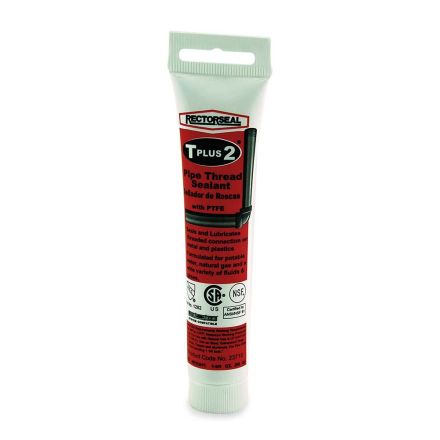 Thrifco Plumbing 6311999 #23710 1.75-OZ Tube T Plus 2 Pipe Thread Sealant with PTFE