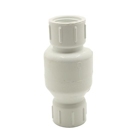 Thrifco Plumbing 6415310 1/2 Inch Threaded PVC Swing Check Valve