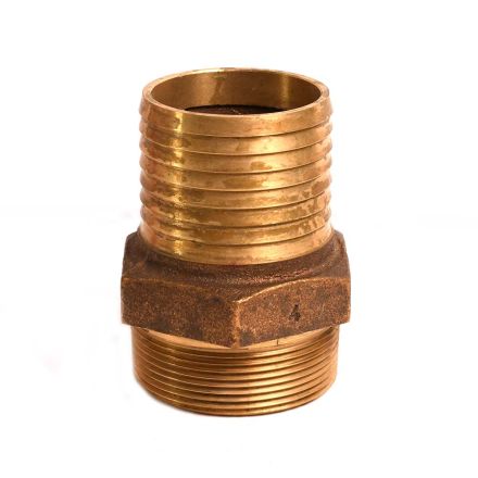 Thrifco Plumbing 6522106 2 Inch BRASS INSERT MALE ADAPTER