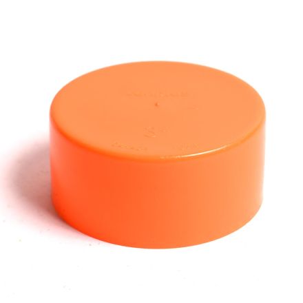Thrifco Plumbing 6722722 P-0020 3 Inch Slip-On Test Cap (Orange)