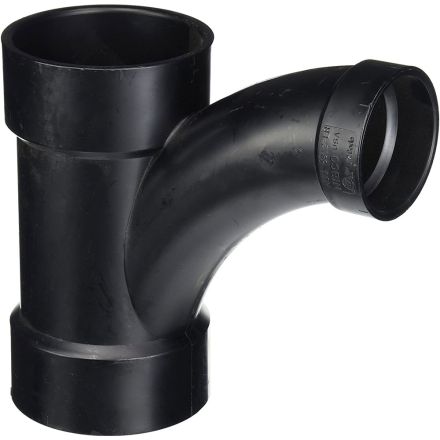 Thrifco Plumbing 6794304 94304 4 Inch ABS Combination Wye