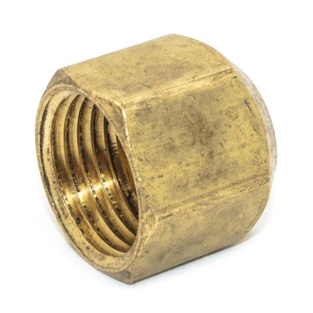 Thrifco Plumbing 6940005 #40 1/2 Inch Brass Flare Cap