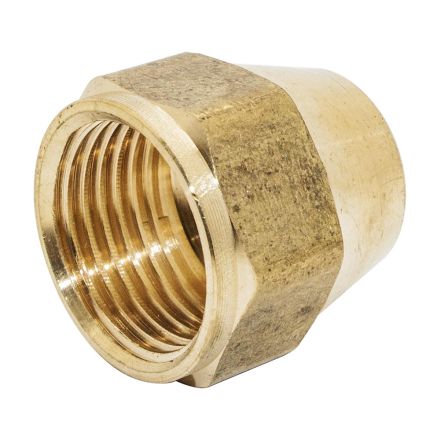 Thrifco Plumbing 6941003 41S 1/4 Inch Brass Flare Nut