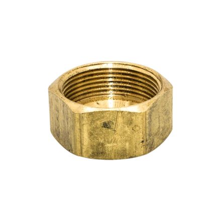 Thrifco 6961020 #61CP 3/8 Inch Chrome-Plated Lead-Free Brass Compression Nut