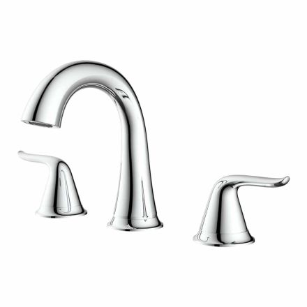 Thrifco 7294001 8 Inch Widespread 2-Handle Bathroom Faucet – Brilliant Chrome