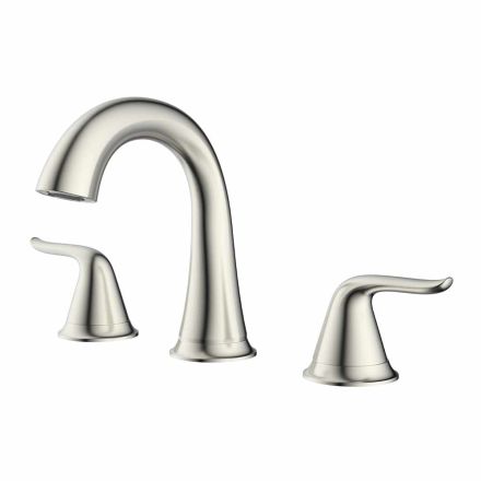 Thrifco 7294002 8 Inch Widespread 2-Handle Bathroom Faucet – Brushed Nickel