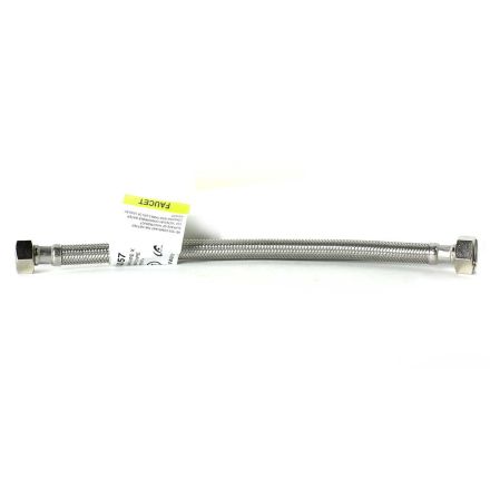 Thrifco Plumbing 7642057 1/2 Inch FIP x 1/2 Inch FIP x 12 Inch Long Stainless Steel Faucet Riser