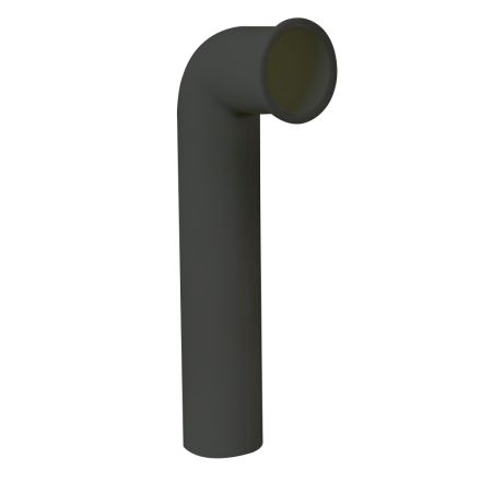 Thrifco Plumbing 7712051 Disposal Elbow for ISE with Washer - Black