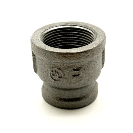 Thrifco 8318040 1-1/4 Inch x 1 Inch Black Steel Reducer Coupling