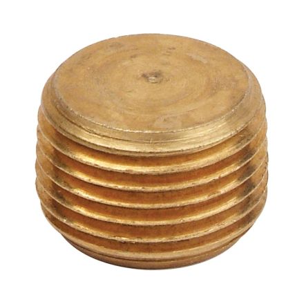 Thrifco Plumbing 9318116 1/4 Inch Brass Counter Sink Plug